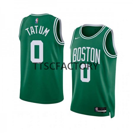 Dres Boston Celtics Jayson Tatum 0 Nike 2022-23 Icon Edition Green Swingman - Muške